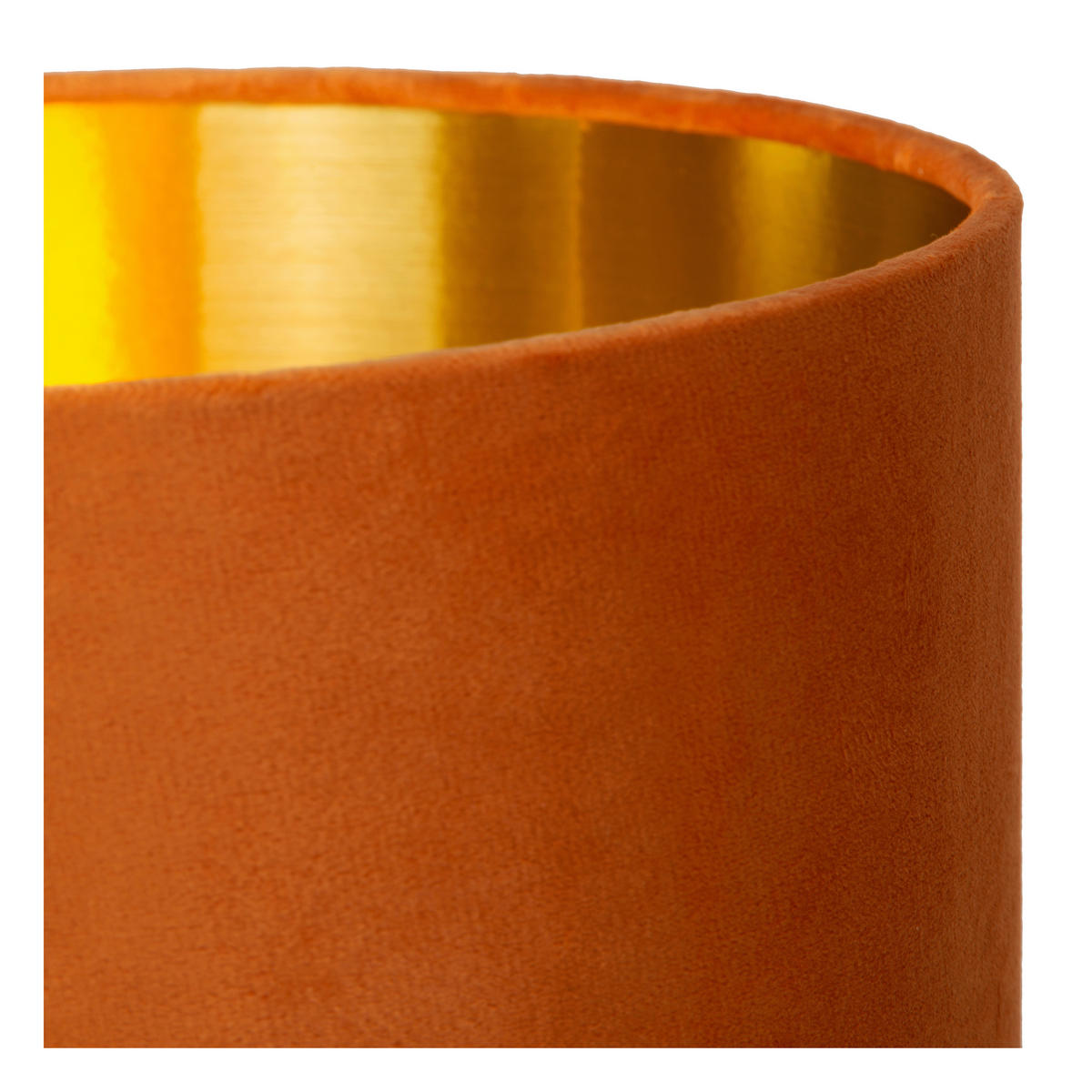 LED-STEHLEUCHTE 34/34/100 cm    - Orange, Design, Glas/Textil (34/34/100cm) - Lucide
