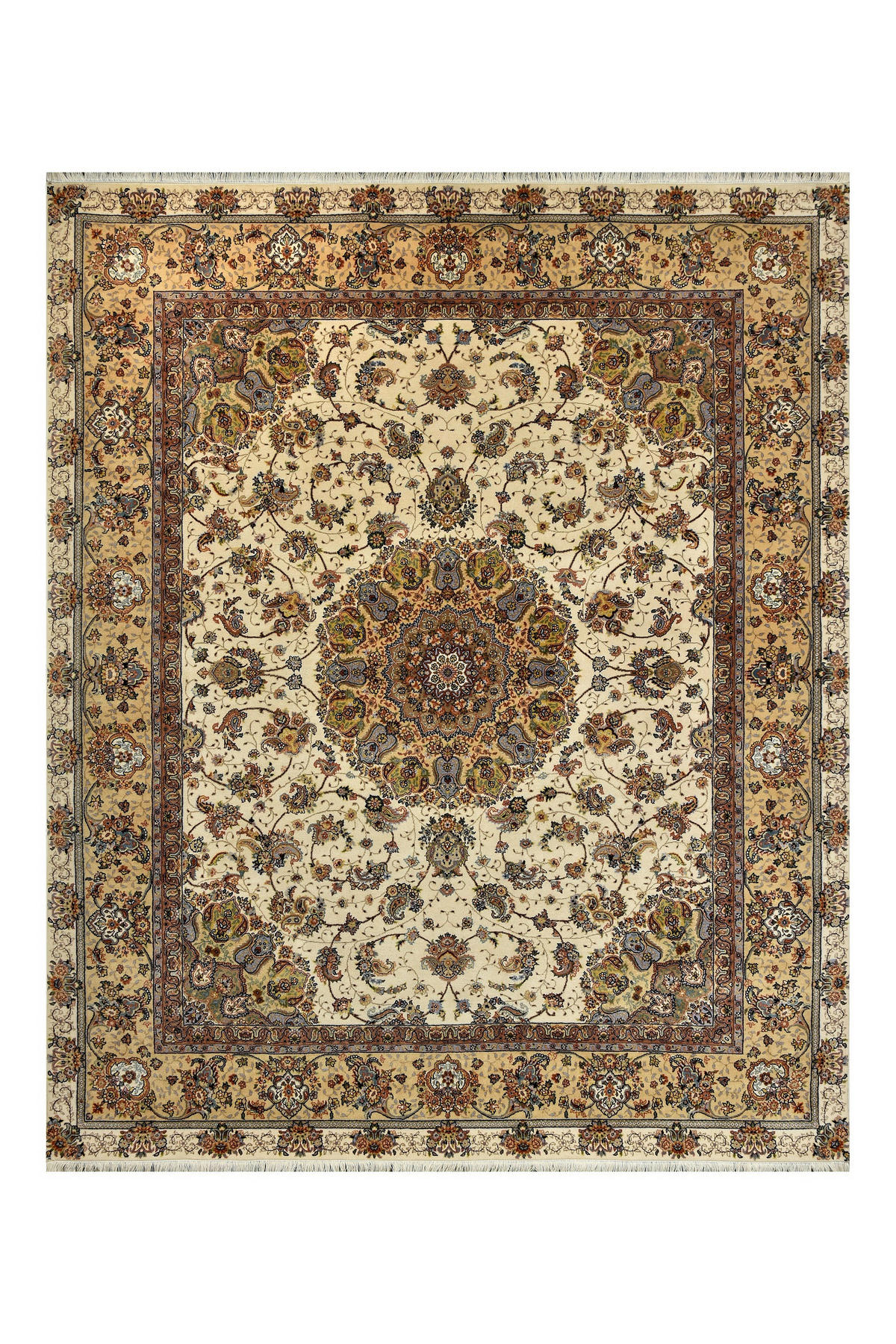 ORIENTTEPPICH 70/140 cm Tabriz Superior  - Beige/Creme, Lifestyle, Textil (70/140cm) - Cazaris