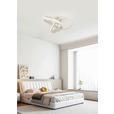 LED-DECKENLEUCHTE Orilo 52/22 cm  - Sandfarben, Design, Kunststoff/Metall (52/22cm) - Novel