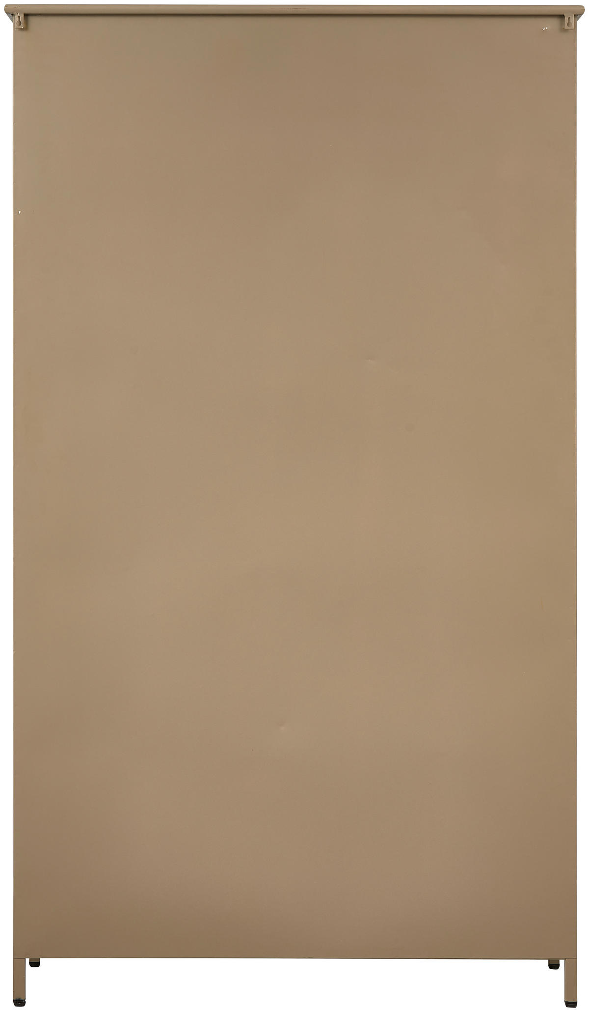 VITRINE  in Khaki  - Khaki, Design, Glas/Metall (99/170/44cm) - Livetastic