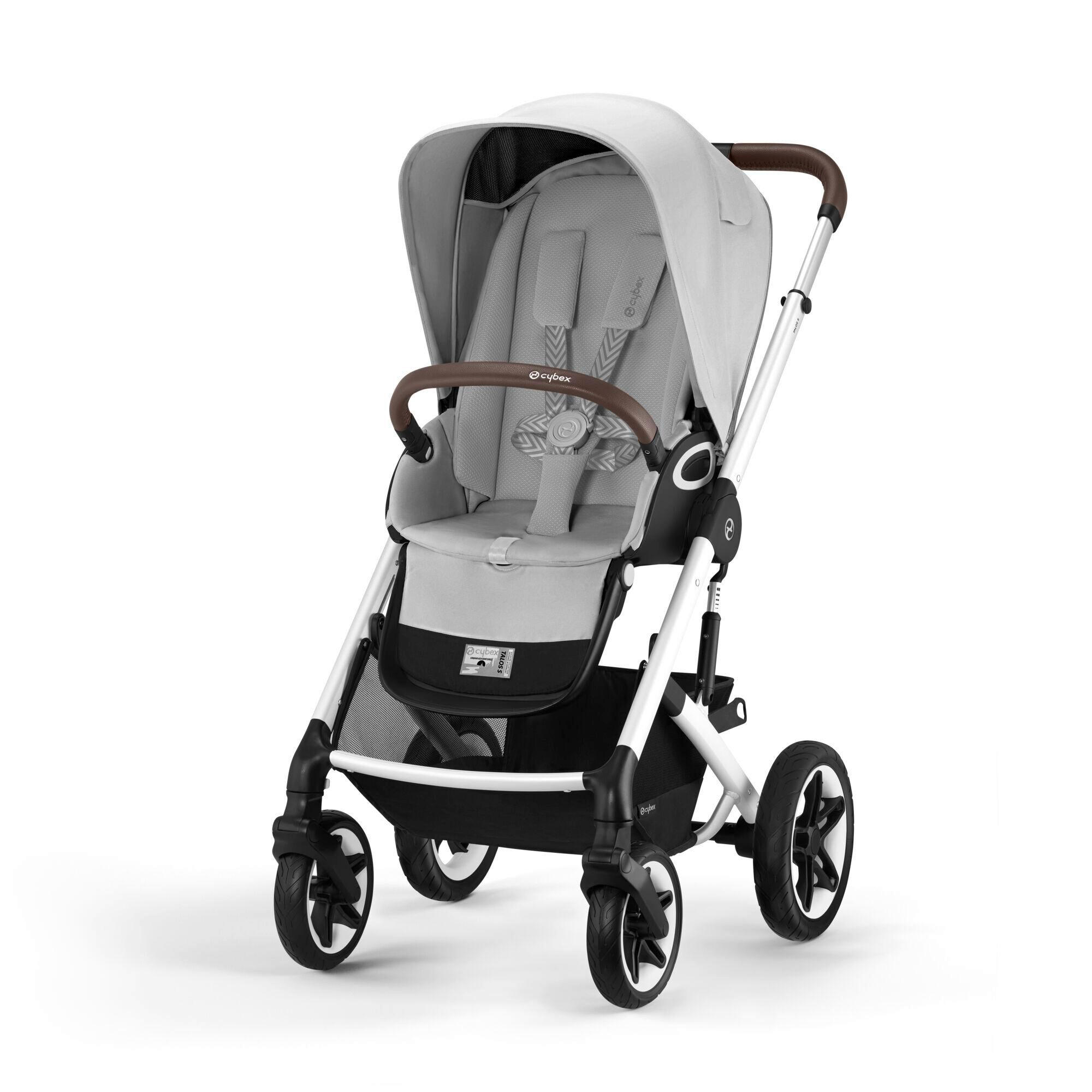 KINDERWAGEN Talos S Lux  - Silberfarben/Grau, Basics, Textil/Metall (91/60,5/110cm) - Cybex