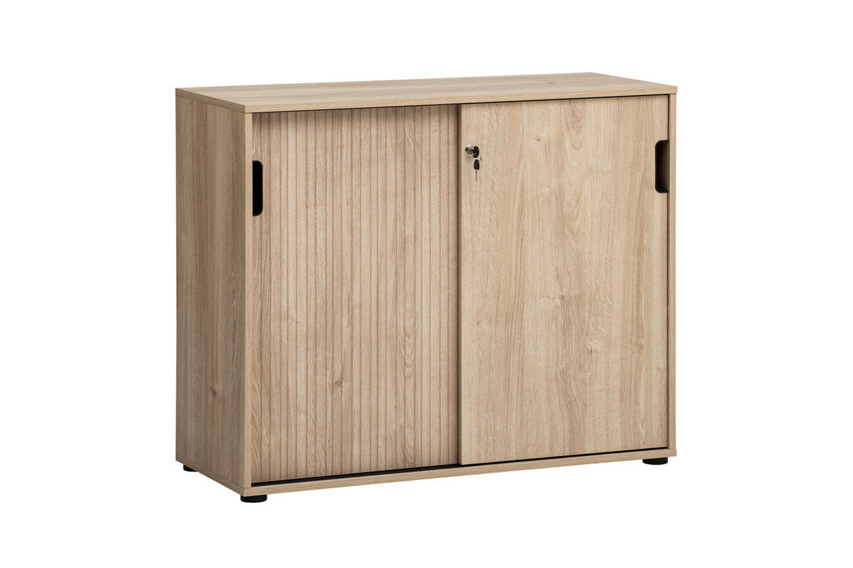 AKTENSCHRANK Eichefarben  - Eichefarben, MODERN, Holzwerkstoff (100,1/83,6/41cm) - MID.YOU