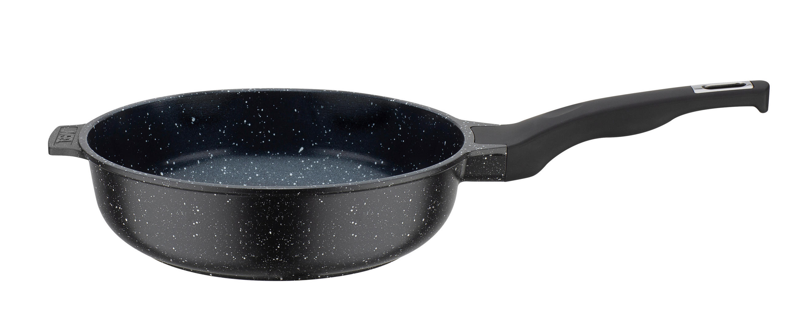 BRATPFANNE Titanium Granit Advanced Vitaflon® Quarzit Beschichtung 24 cm  - Schwarz, Basics, Metall (24cm) - GSW