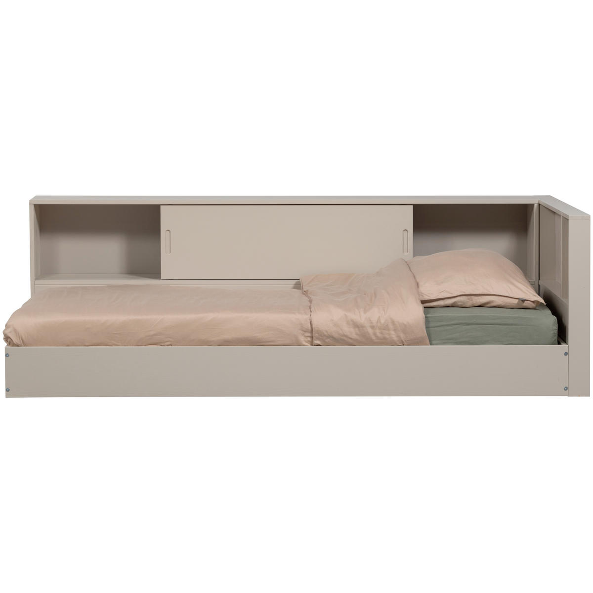 BODENBETT. 90/200 cm  in Grau  - Grau, Basics, Holz (90/200cm) - MID.YOU