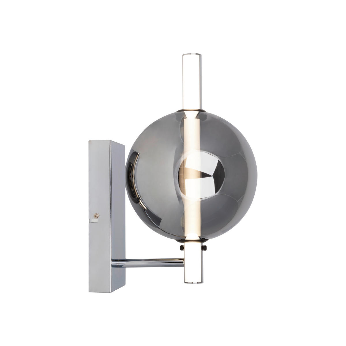 LED-WANDLEUCHTE Nova 18/22,2/31,3 cm   - Design, Glas/Metall (18/22,2/31,3cm) - Näve