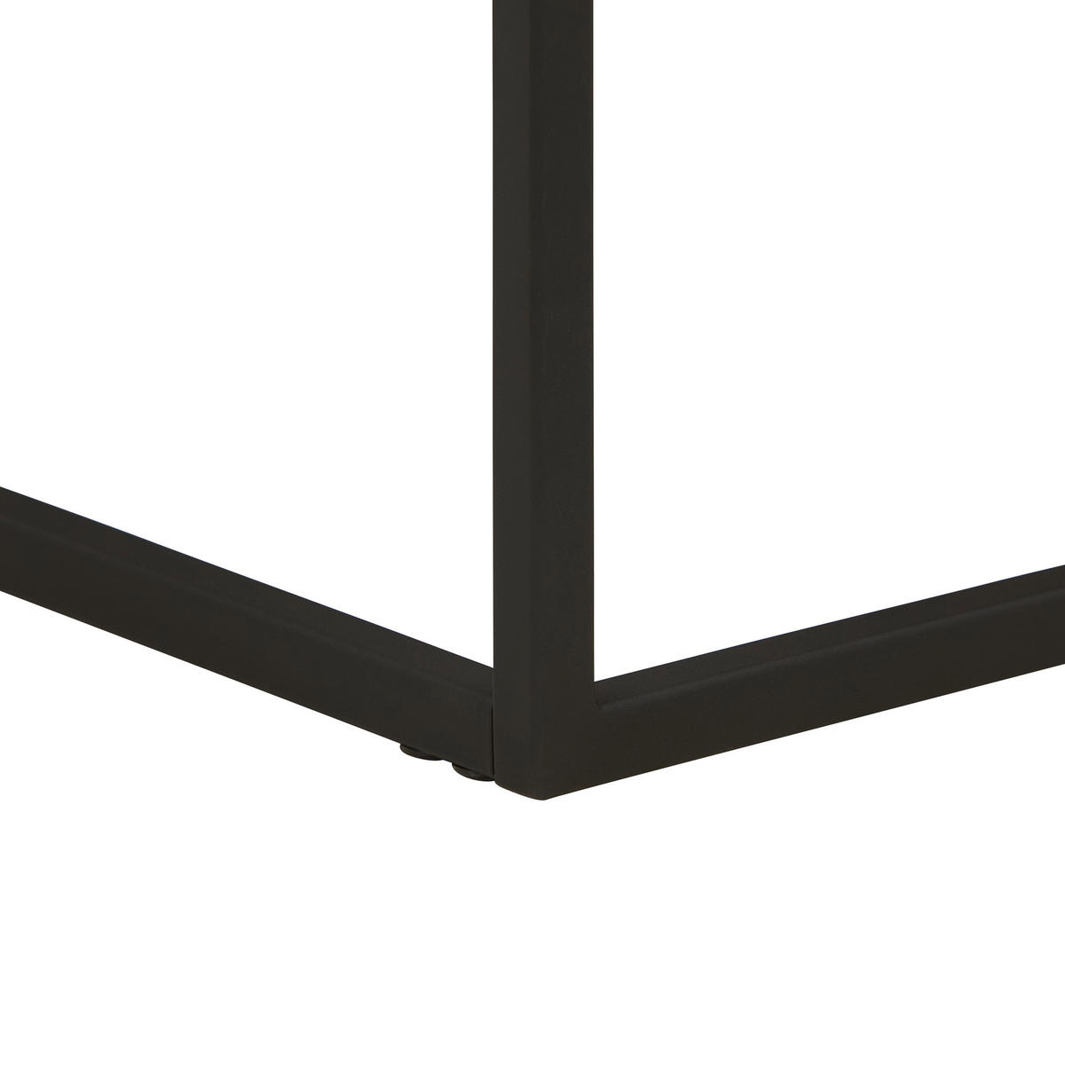 COUCHTISCH Eiche furniert rechteckig Naturfarben, Schwarz  - Schwarz/Naturfarben, Design, Holz/Holzwerkstoff (120/44/70cm) - MID.YOU