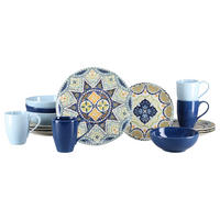 KOMBISERVICE Patio Multicolor 16-teilig 4 Personen  - Multicolor, Basics, Keramik - Creatable