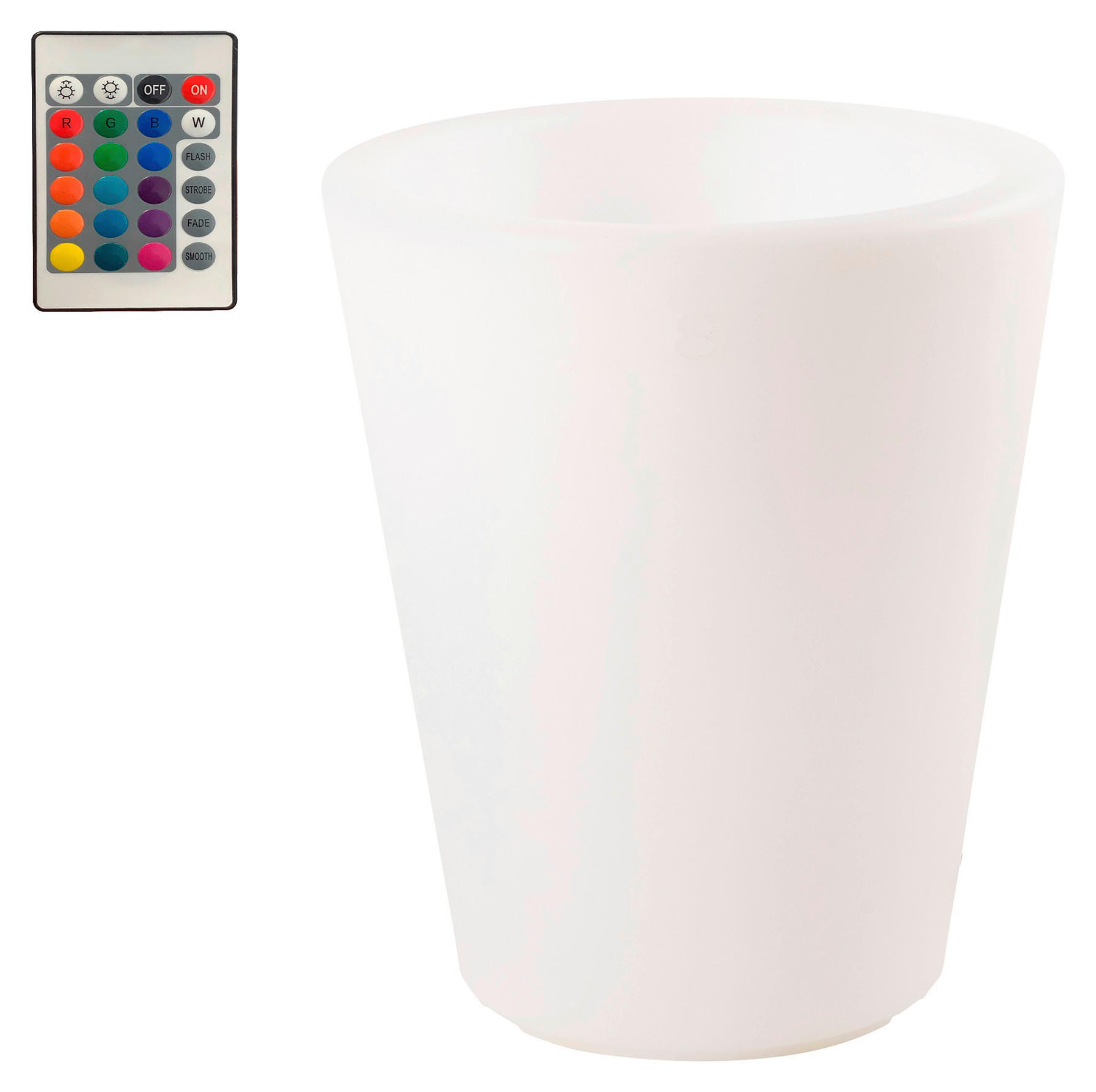 LED-DEKOLEUCHTE 34/39 cm   - Weiß, Basics, Kunststoff (34/39cm)