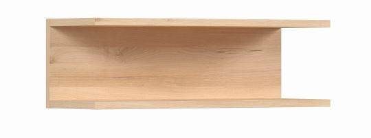 ZIDNA POLICA - boja bukve, Dizajnerski, pločasti materijal (95,5/19,5/21cm) - Carryhome