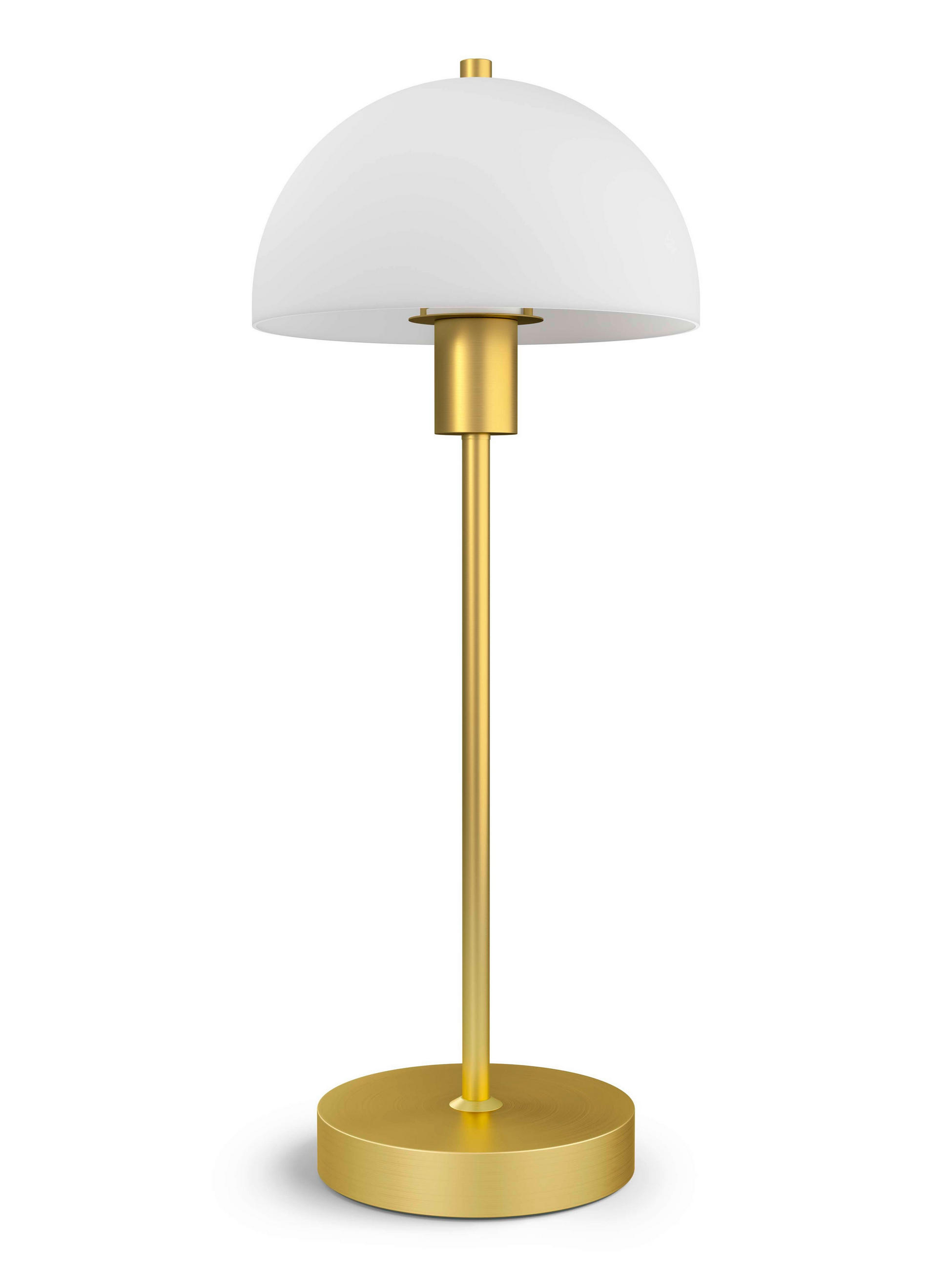 TISCHLEUCHTE Vienda 20/50 cm   - Messingfarben/Opal, Basics, Glas/Metall (20/50cm) - Belid