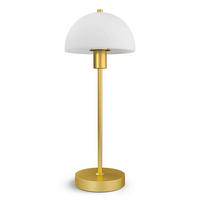 TISCHLEUCHTE Vienda 20/50 cm   - Messingfarben/Opal, Basics, Glas/Metall (20/50cm) - Belid