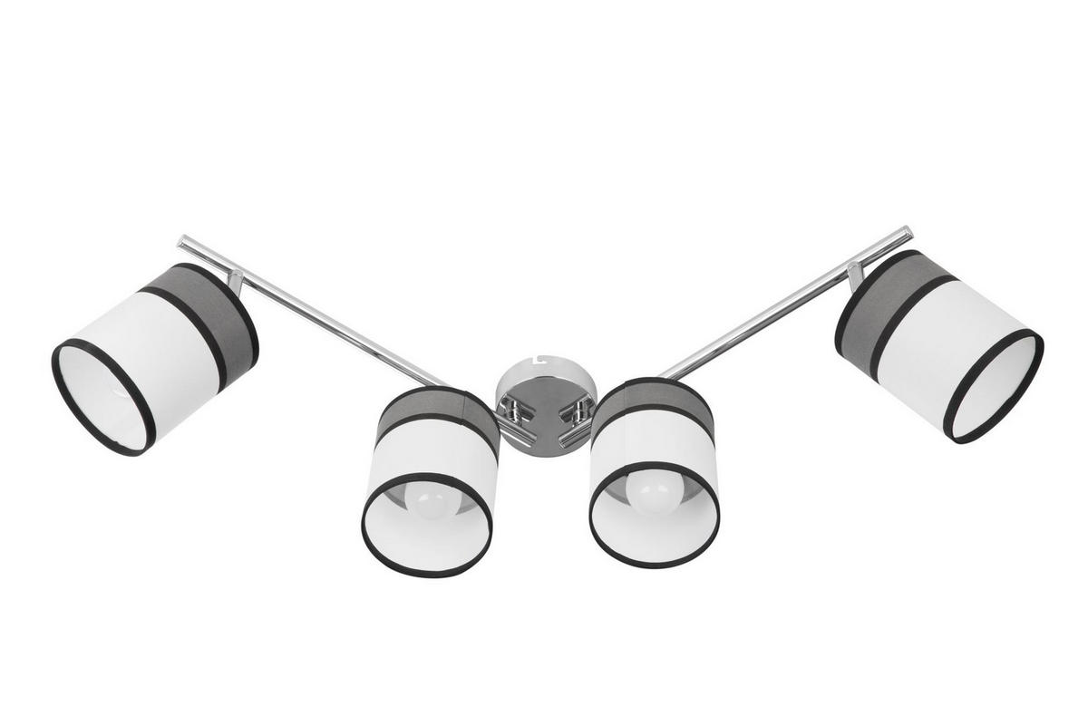 STRAHLER 88/10/22 cm   - Chromfarben/Dunkelgrau, Basics, Kunststoff/Textil (88/10/22cm) - Novel