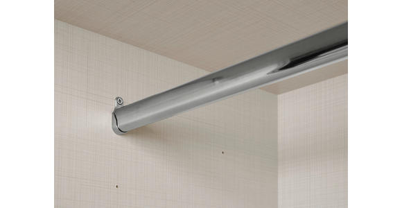 SCHWEBETÜRENSCHRANK 280/222/68 cm 3-türig Weiß, Weiß Hochglanz - Weiß Hochglanz/Alufarben, MODERN, Holzwerkstoff/Metall (280/222/68cm) - Moderano