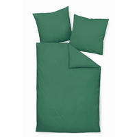 BETTWÄSCHE Seersucker 240/220 cm  - Dunkelgrün/Grün, Basics, Textil (240/220cm) - Janine