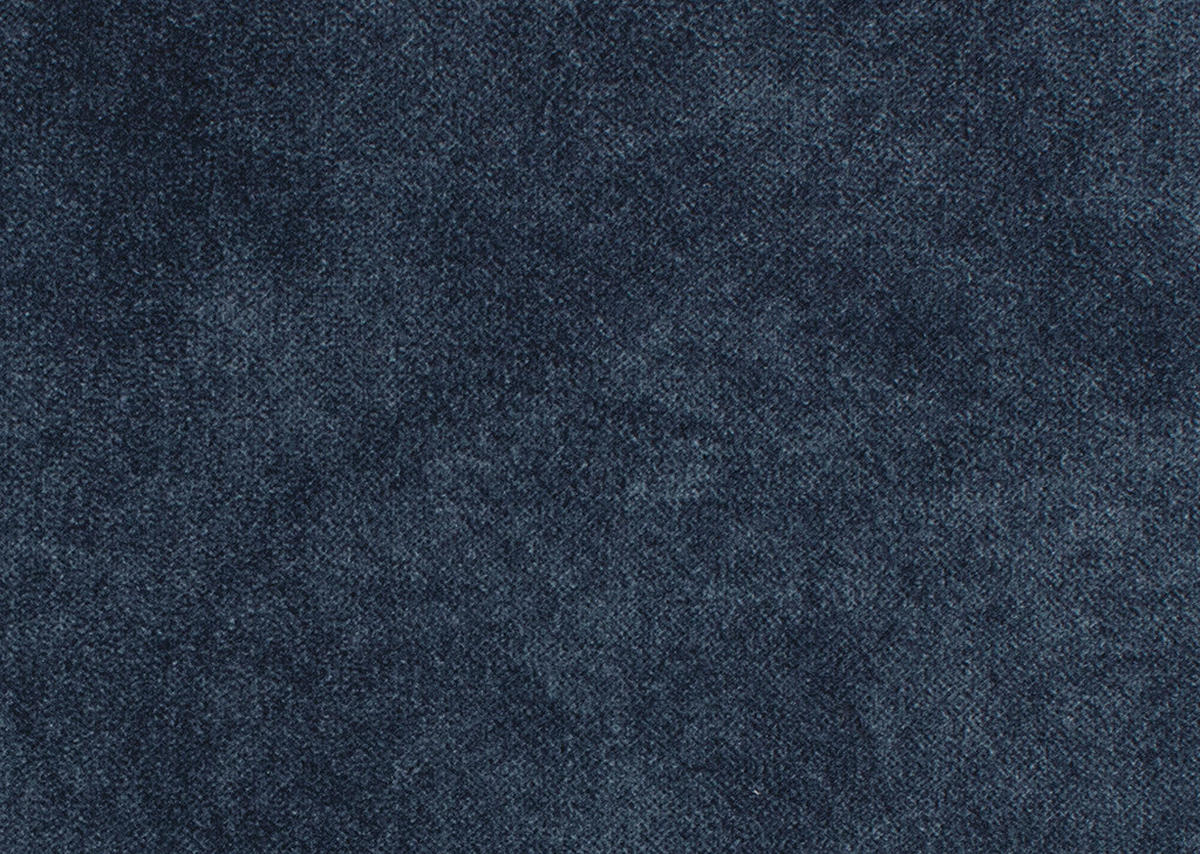 BOXSPRINGSOFA in Flachgewebe Dunkelblau  - Dunkelblau, Konventionell, Textil/Metall (204/93/100cm) - Novel