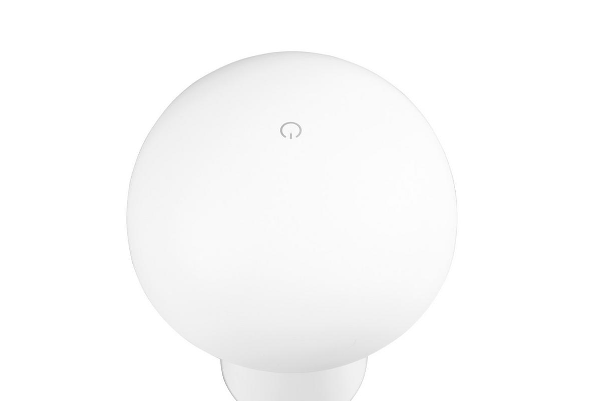 PORTABEL LAMPA Lennon 13,6/21,5 cm   - vit, Design, plast (13,6/21,5cm)