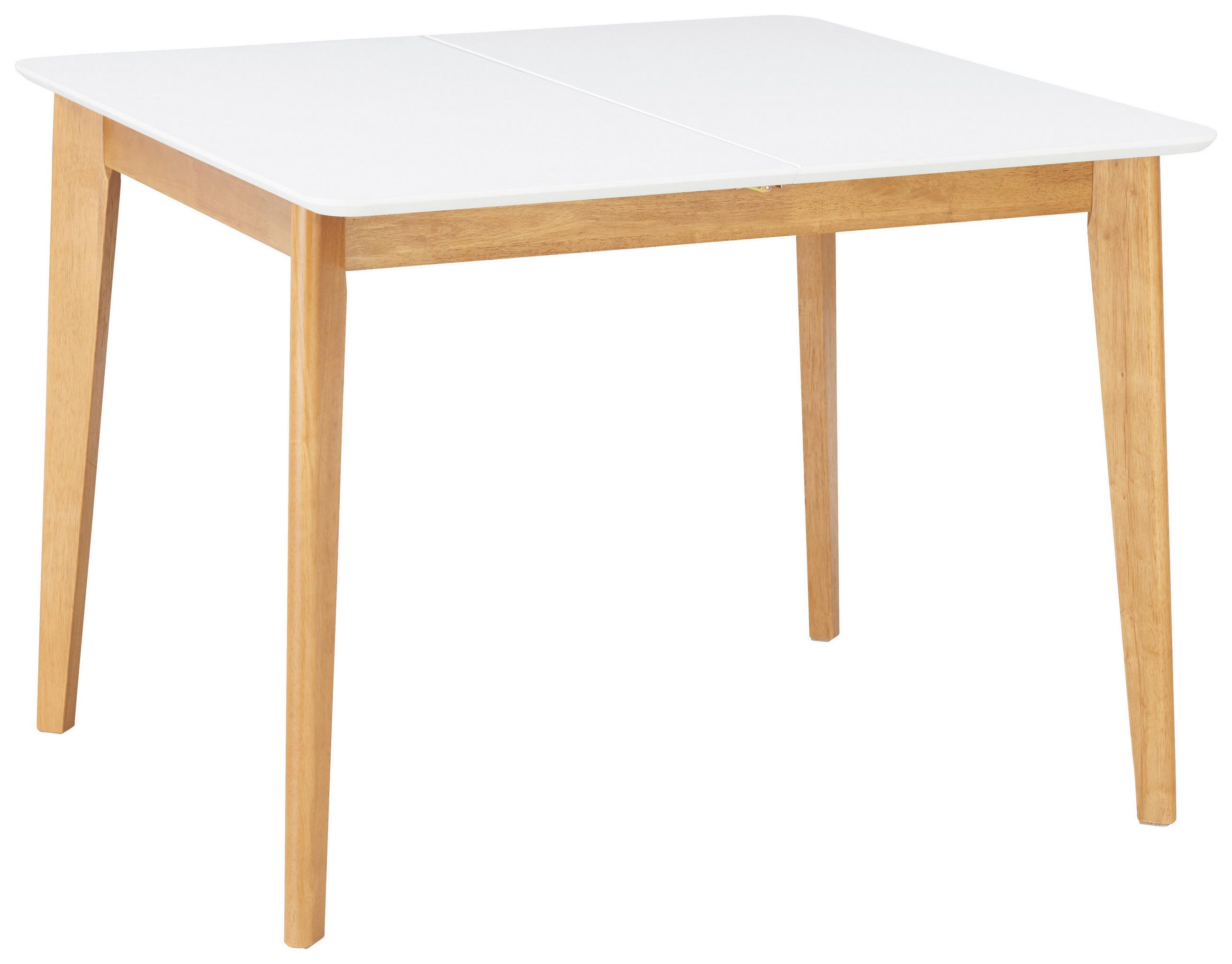 Livetastic Esstisch Weiß 100-130x74x100 cm