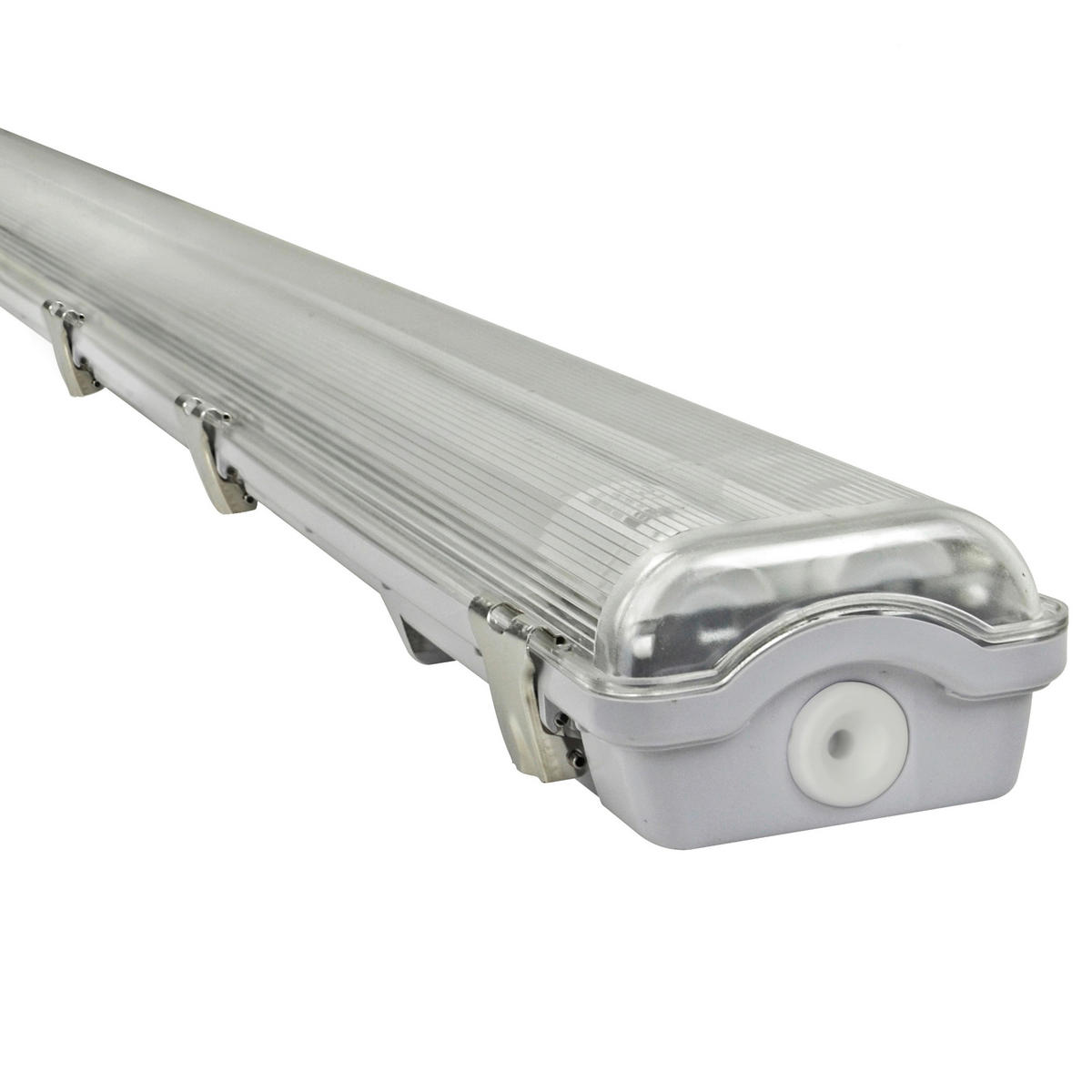 LED-DECKENLEUCHTE 156,8/8,8/5,2 cm   - Grau, Basics, Kunststoff (156,8/8,8/5,2cm)