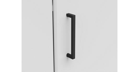 ECKKOMMODE 71,5/115/71,5 cm in Weiß - Anthrazit/Schwarz, MODERN, Holzwerkstoff/Kunststoff (71,5/115/71,5cm) - Carryhome