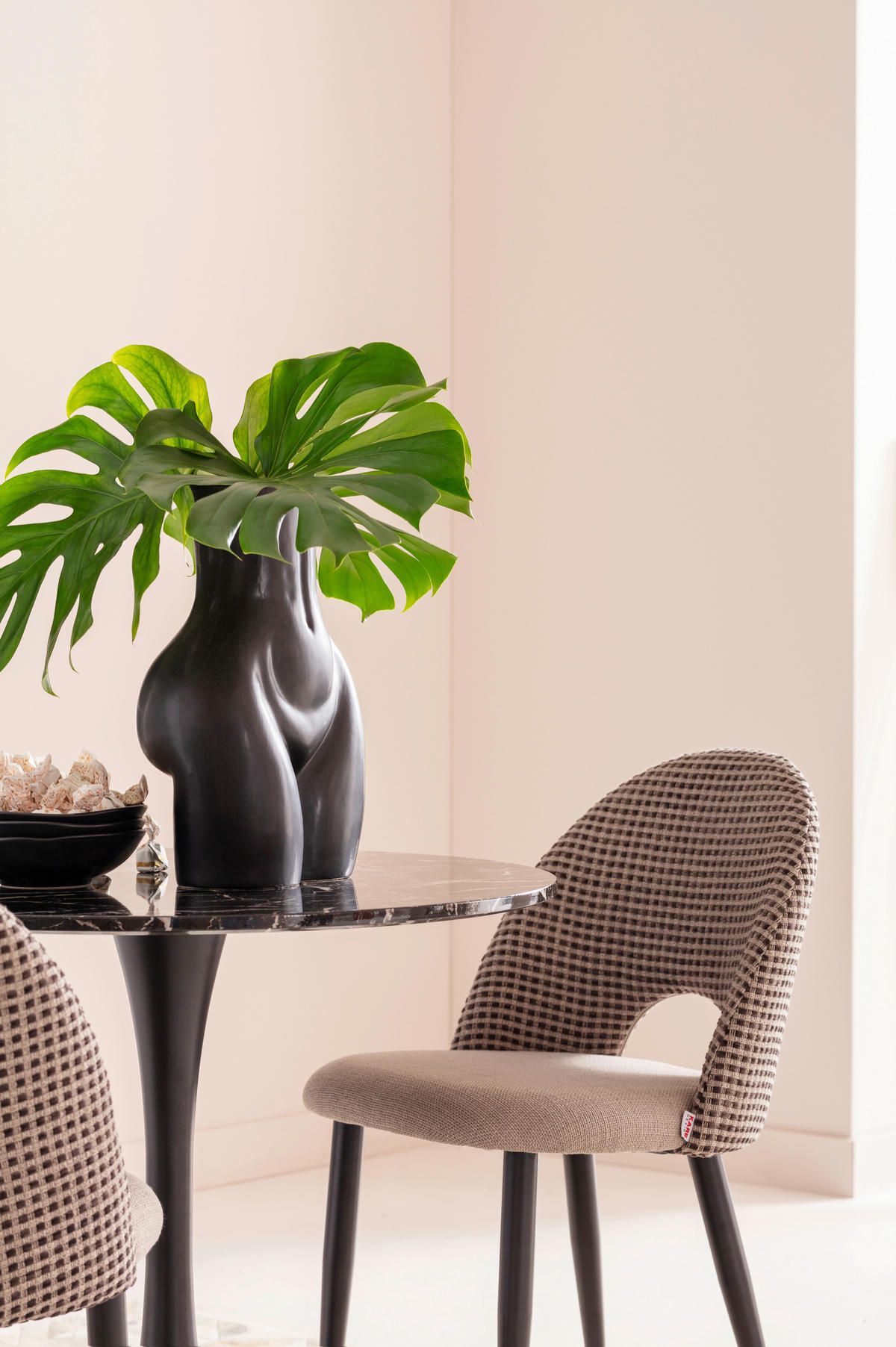VASE 40 cm  - Schwarz, Design, Keramik (27/40/16cm) - Kare-Design