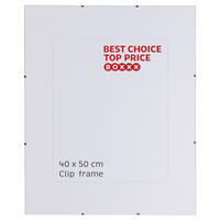 CLIPRAHMEN in Klar  - Klar, Basics, Glas (50/40/1cm) - Boxxx