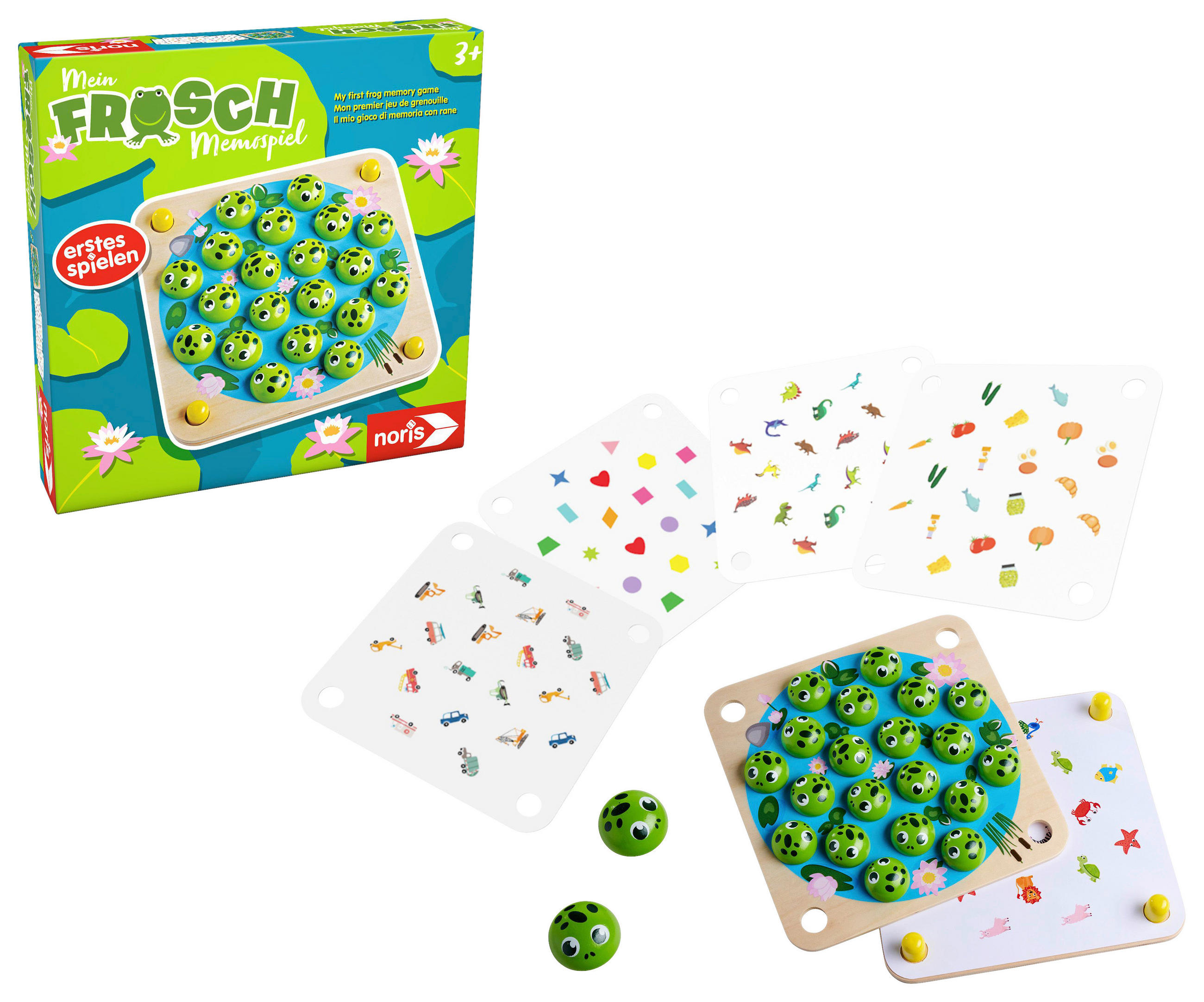 LERNSPIEL  - Multicolor/Grün, Basics, Karton/Kunststoff (3,60/22,50/20,80cm)