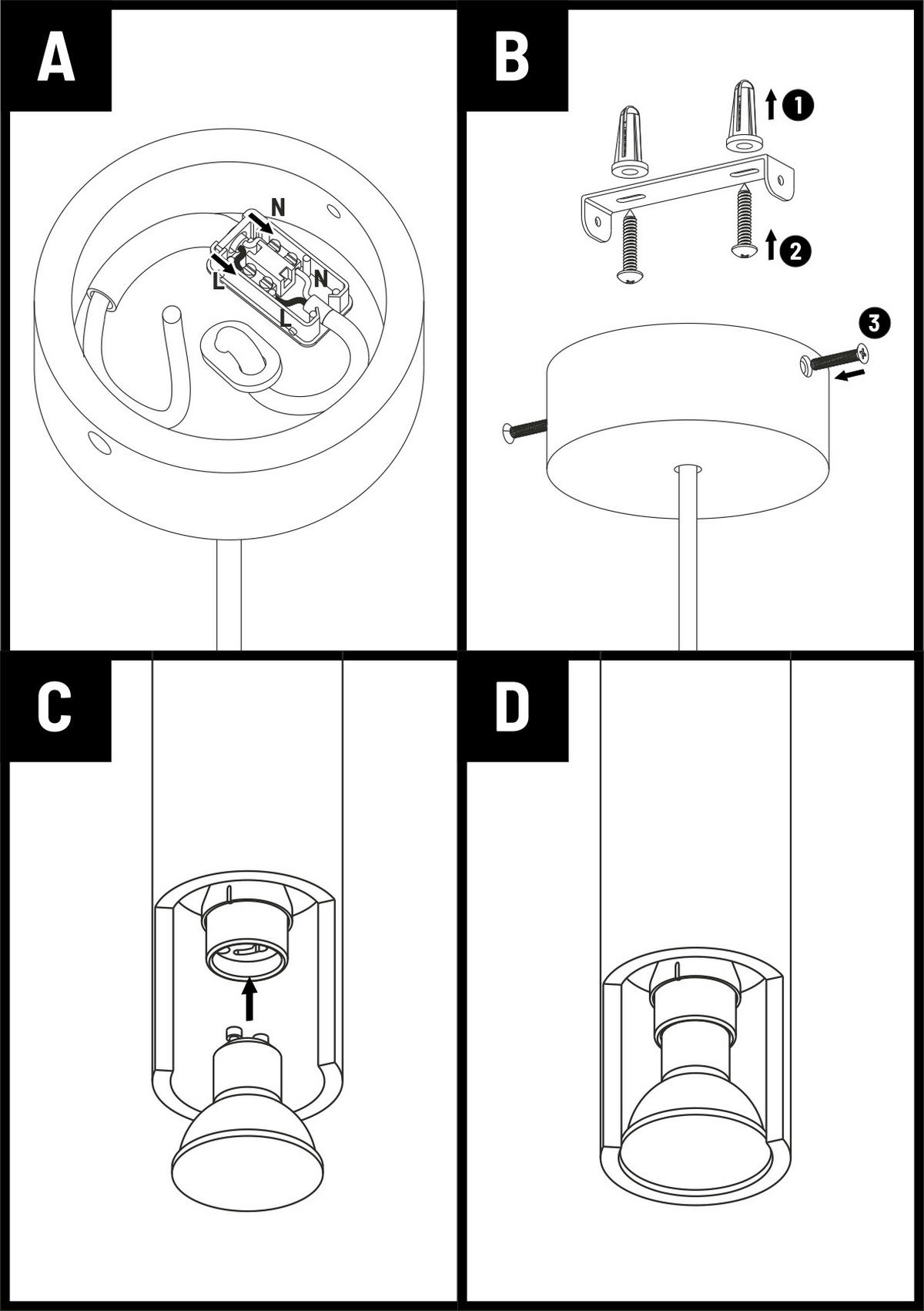 ZÁVĚSNÉ SVÍTIDLO, 10/150 cm  - černá/přírodní barvy, Natur, dřevo (10/150cm)