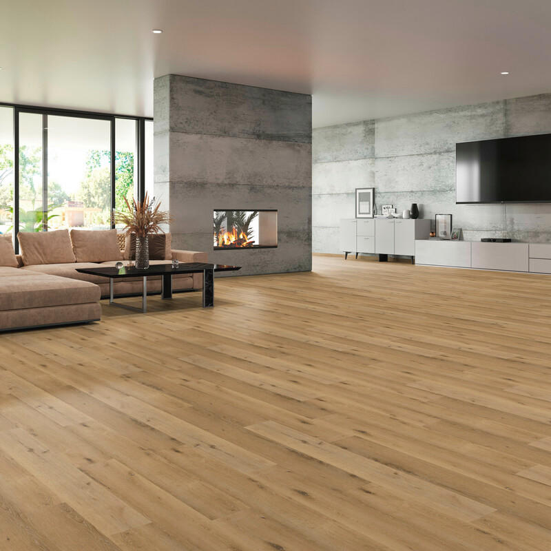 VINYLBODEN Novo Eiche Savanne 100001801  per  m² - Eichefarben, Design, Holzwerkstoff (120,5/21/0,98cm) - Tilo
