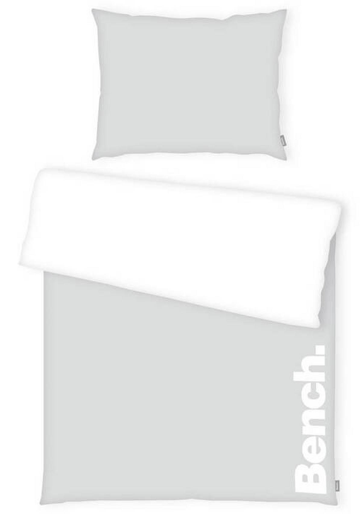 WENDEBETTWÄSCHE 155/220 cm  - Grau, Basics, Textil (155/220cm) - Bench