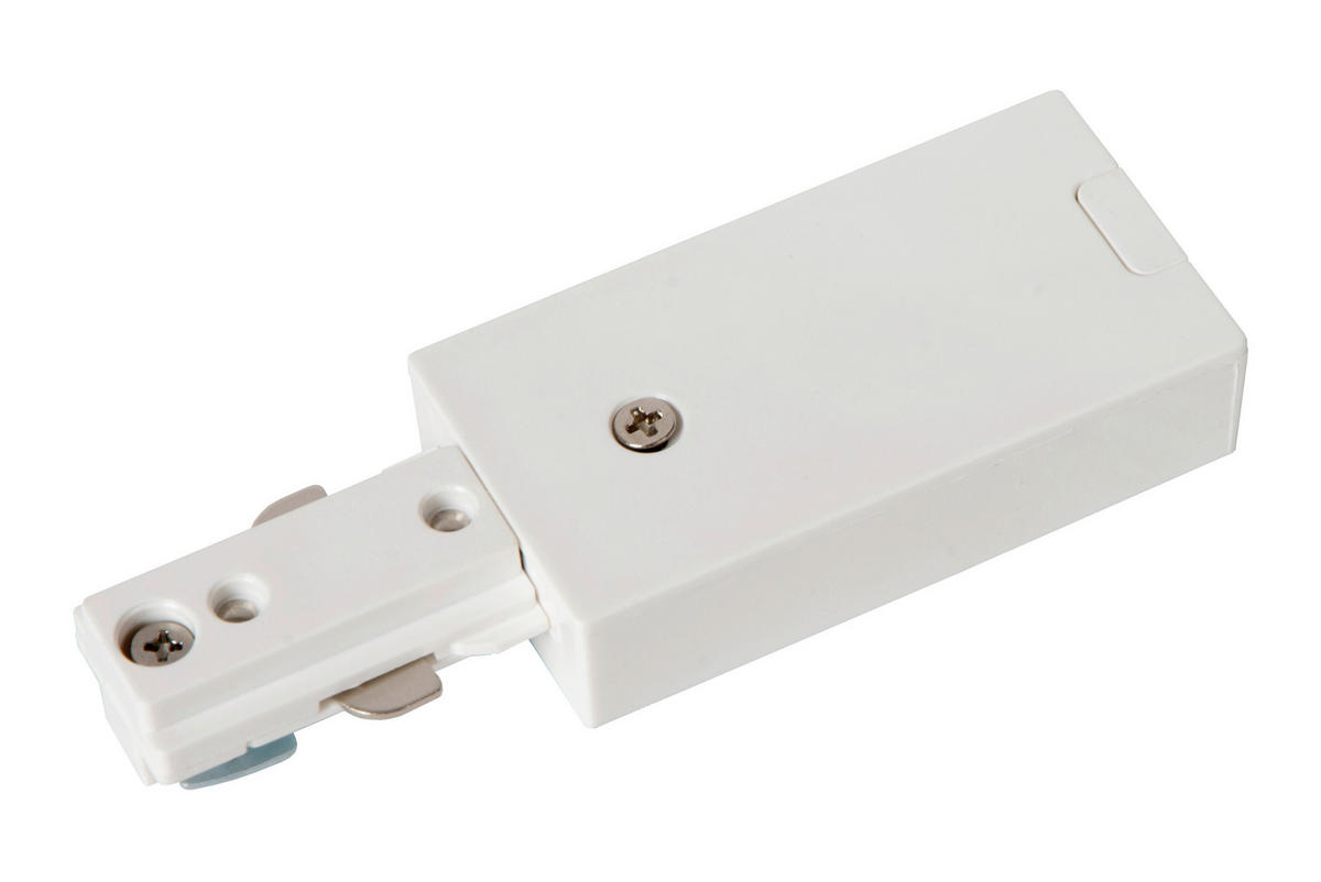 SCHIENENSYSTEM Track 105/16.5/7.5 cm   - Weiß, Basics, Metall (105/16.5/7.5cm) - Lucide