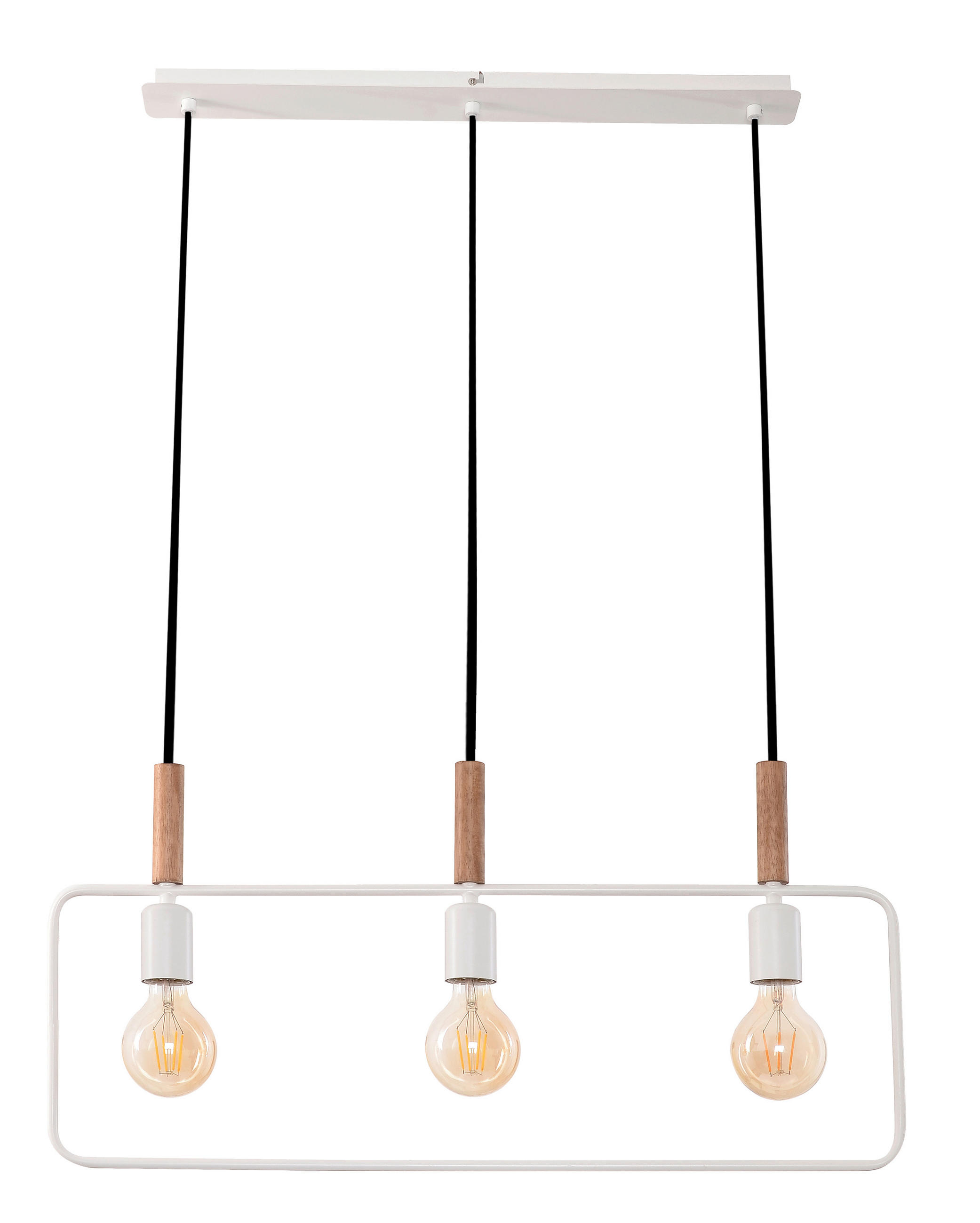 HÄNGLAMPA 70/6/110 cm  - vit, Design, metall (70/6/110cm)