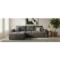 UGAONA GARNITURA antracit  - crna/antracit, Dizajnerski, tekstil/metal (173/299cm) - Stylife