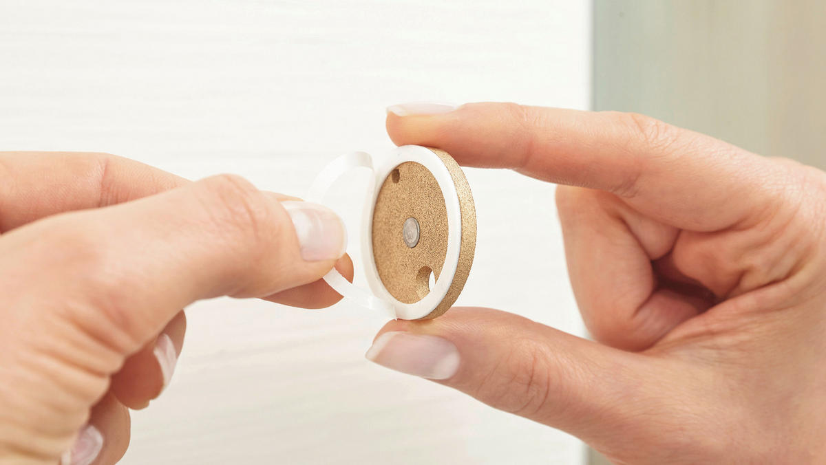 HANDTUCHHAKEN - Chromfarben, Trend, Metall (3,7/3,7/3,7cm) - Tesa