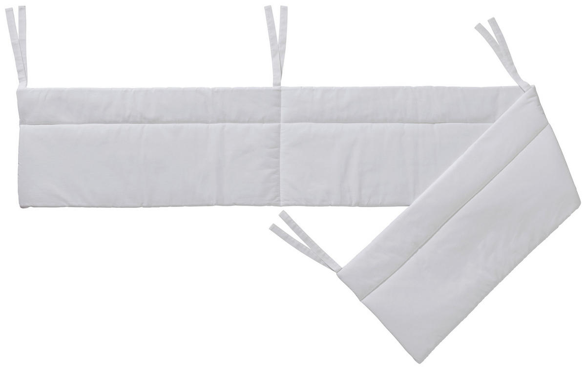 OBLOGA ZA POSTELJICO  X-large     32/210 cm     tkano  siva  - siva, Basics, tekstil (32/210cm) - My Baby Lou