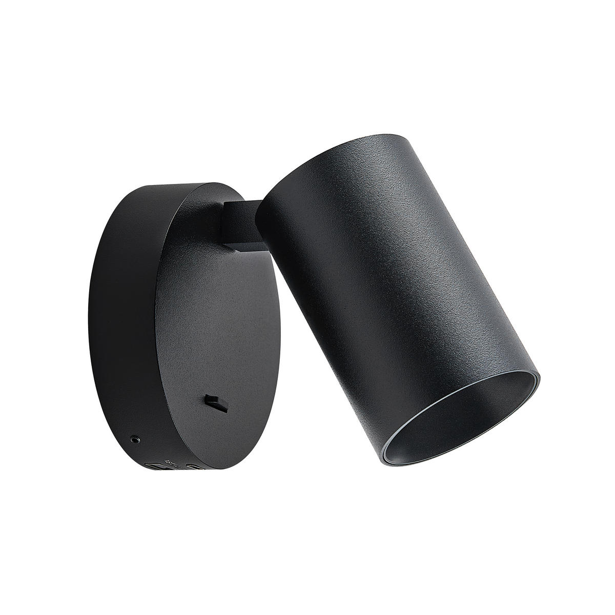 LESELEUCHTE 6/6/10,5 cm   - Schwarz, Design, Metall (6/6/10,5cm)