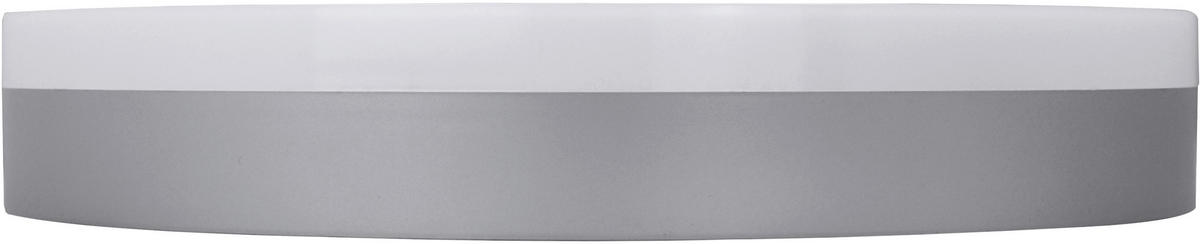 LED-DECKENLEUCHTE Orbis 28/5,1 cm   - Silberfarben, Basics, Kunststoff (28/5,1cm)