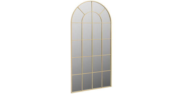 WANDSPIEGEL 100/200/2,5 cm in Freiform - Goldfarben, LIFESTYLE, Glas/Holzwerkstoff (100/200/2,5cm) - Landscape