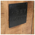 HIGHBOARD  in 110/150/45 cm  - Schwarz/Naturfarben, KONVENTIONELL, Holz/Metall (110/150/45cm) - Landscape