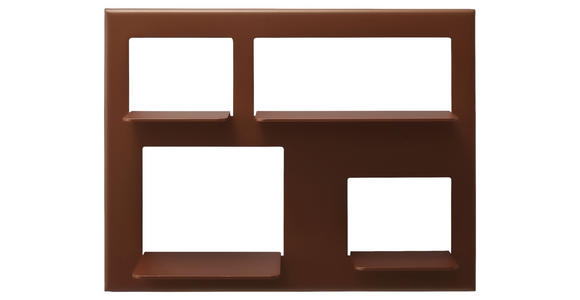 WANDREGAL  72/55/26,5 cm  - Kupferfarben, Design, Metall (72/55/26,5cm) - Novel