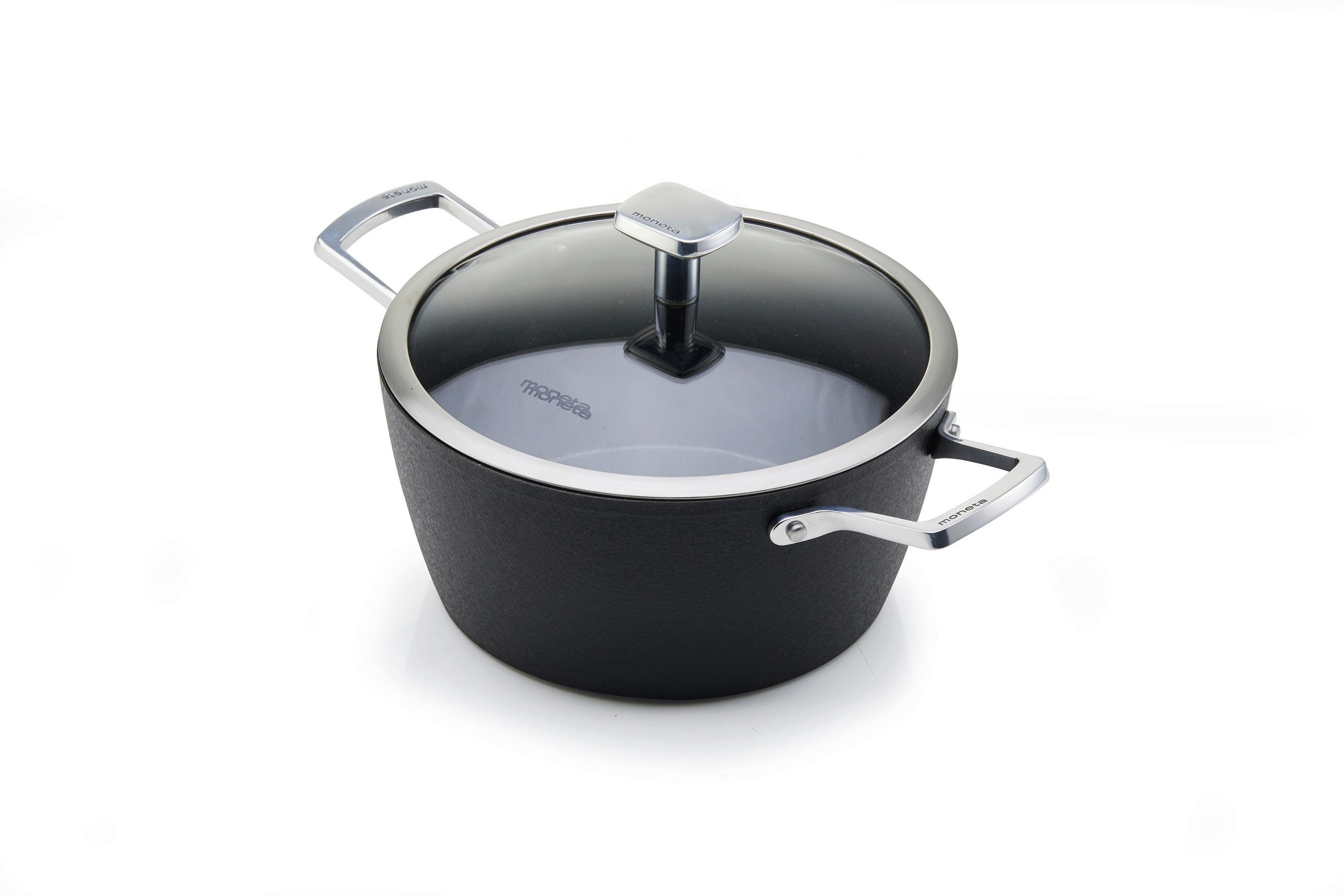 LONEC S KLJUNOM  armonia   kovina  24 cm  - črna, Basics, kovina/steklo (24cm) - moneta