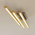 LED-DECKENLEUCHTE 100/25/12,5 cm   - Eichefarben, LIFESTYLE, Holz/Kunststoff (100/25/12,5cm) - Novel