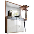 GARDEROBE 4-teilig  in 181/201/36 cm  - Eichefarben/Braun, Design, Glas/Holzwerkstoff (181/201/36cm) - Moderano