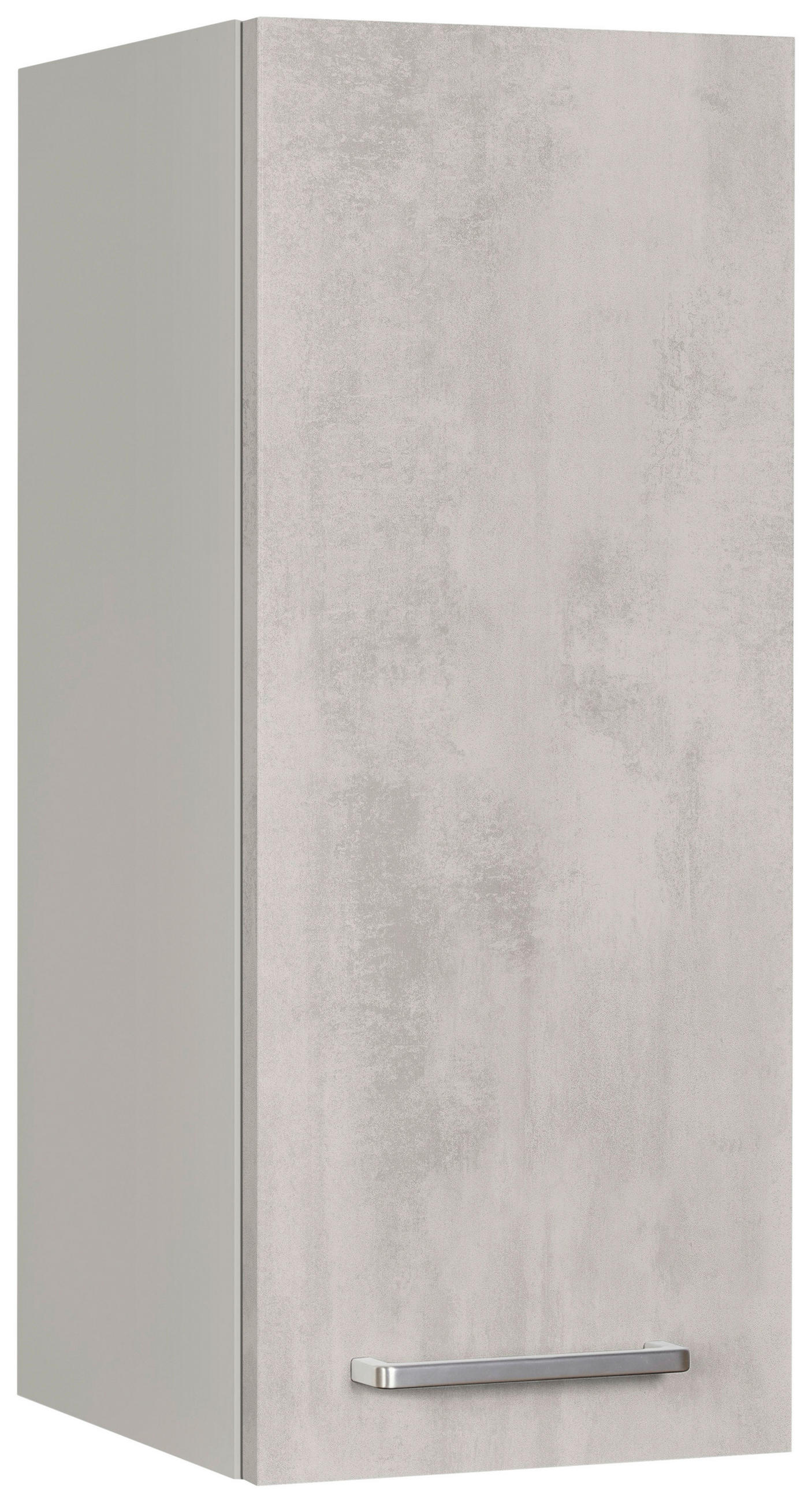 KÜCHENOBERSCHRANK 30/72/35 cm  in Hellgrau  - Edelstahlfarben/Hellgrau, MODERN, Holzwerkstoff/Metall (30/72/35cm) - Nobilia