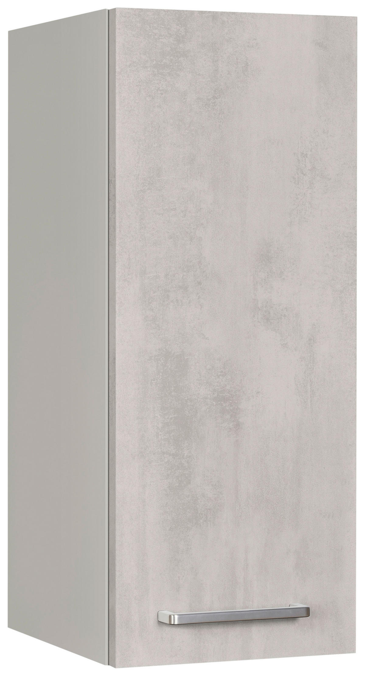 KÜCHENOBERSCHRANK 30/72/35 cm  in Hellgrau  - Edelstahlfarben/Hellgrau, MODERN, Holzwerkstoff/Metall (30/72/35cm) - Nobilia