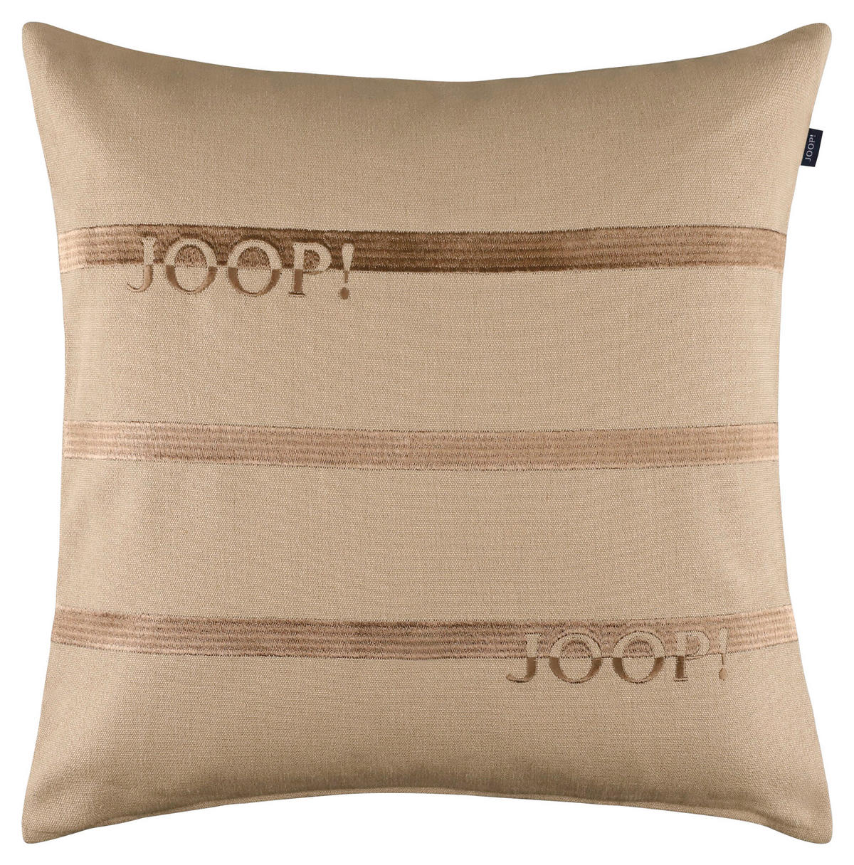 KISSENHÜLLE J!Trace nude 50/50 cm  - Cognac/Sahara, Design, Textil (50/50cm) - Joop!