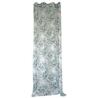 ÖSENSCHAL DIGITAL BEDRUCKT halbtransparent 140/245 cm   - Weiß/Grün, Natur, Textil (140/245cm)