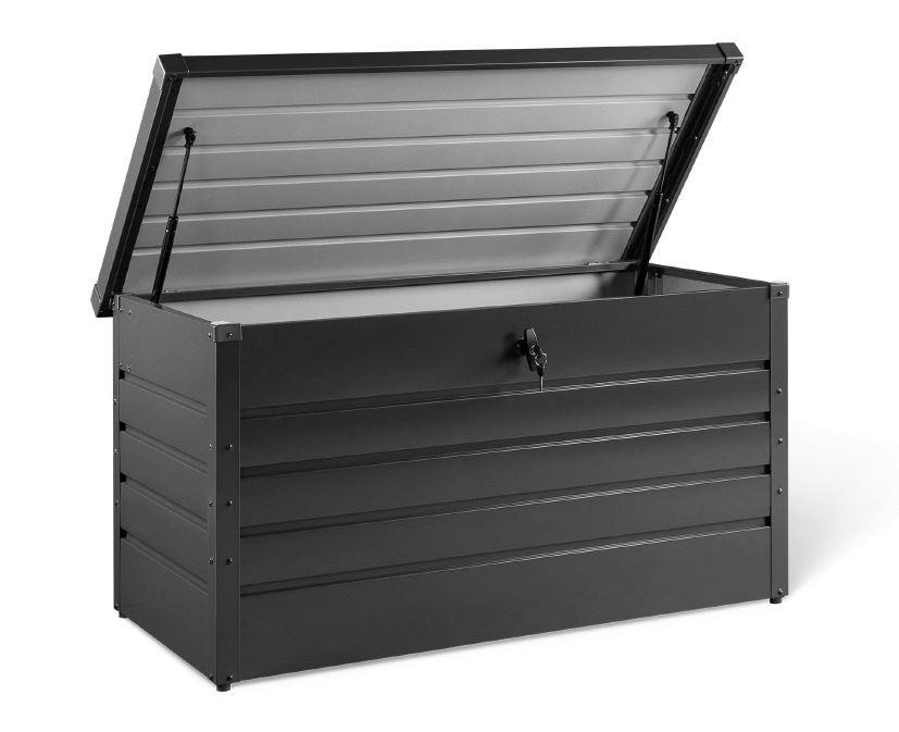 KISSENBOX 69/61/63 cm  - Anthrazit, Basics, Metall (69/61/63cm)