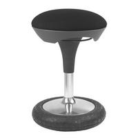 BÜROHOCKER 41/44-54/41 cm  - Schwarz, Design, Kunststoff/Textil (41/44-54/41cm) - Topstar