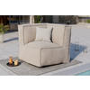 LOUNGESOFA  - Beige, Modern, Textil (95/80/95cm) - Ambia Garden