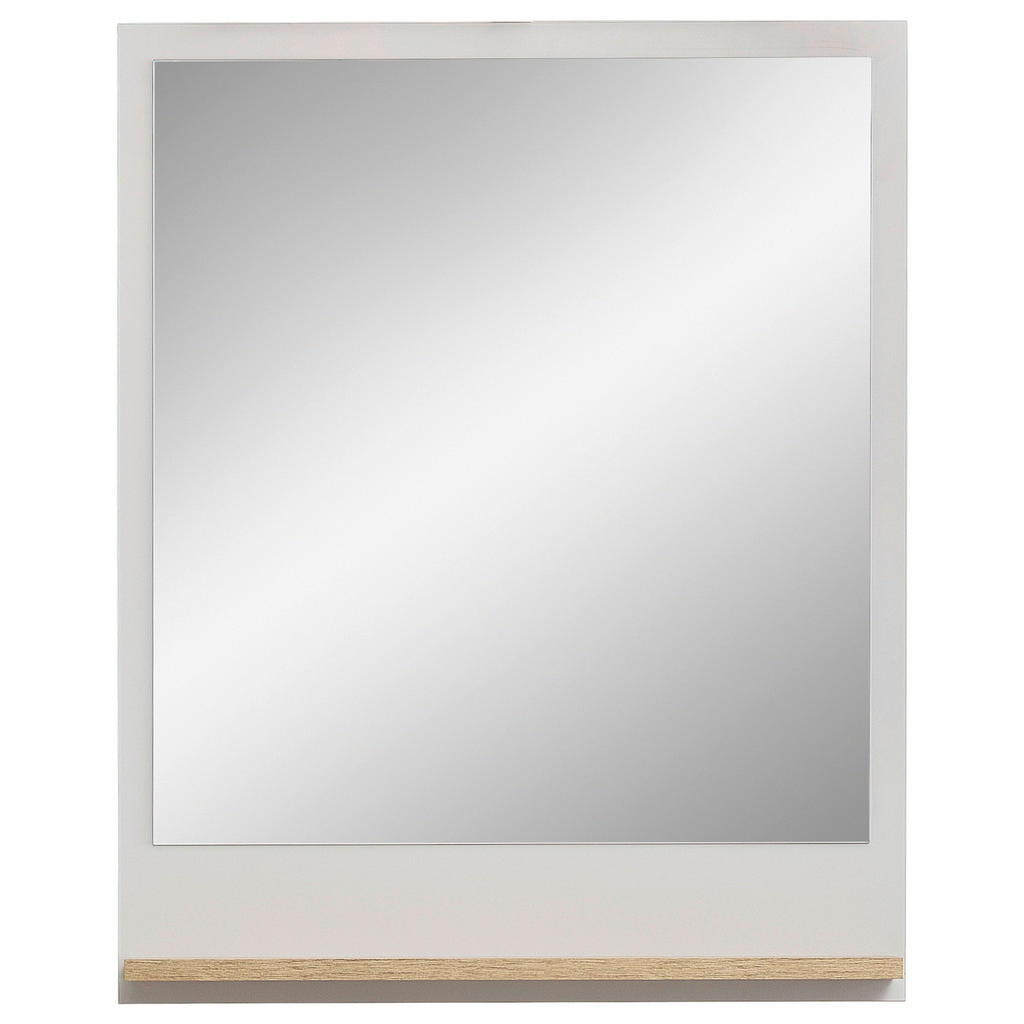 Thumbnail - Xora Badezimmerspiegel Salvie, Eiche, Kaschmir, Holzwerkstoff, rechteckig, 60x74.5x15.5 cm, Ablage, Badezimmer, Badezimm...